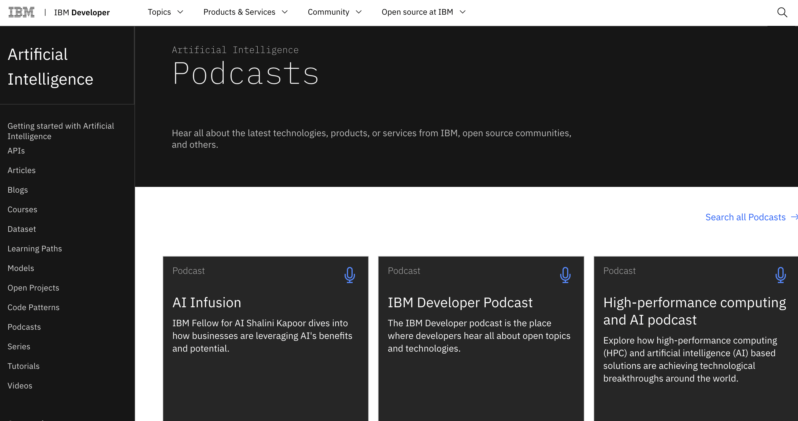 IBM - Artificial Intelligence Podcasts